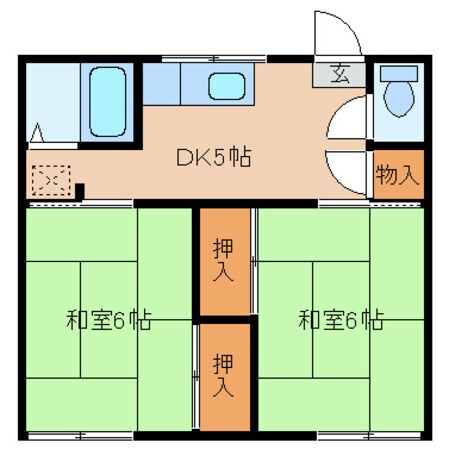 フォーブル伴野の物件間取画像